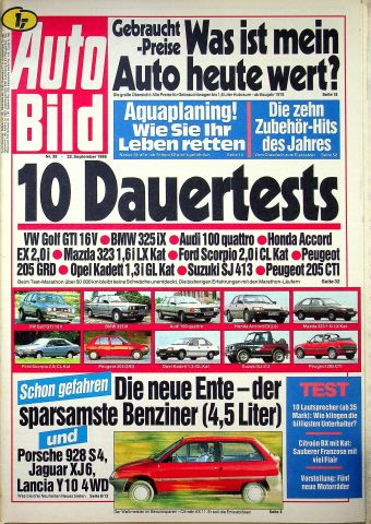 Deckblatt Auto Bild (39/1986)